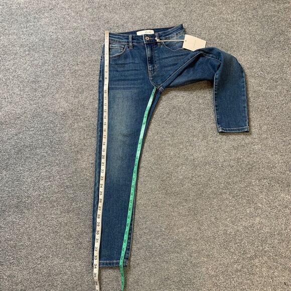 KanCan Jeans Womens 24 Denim Teegan High Rise Cropped Skinny Stretch Zip Fly - Picture 5 of 10